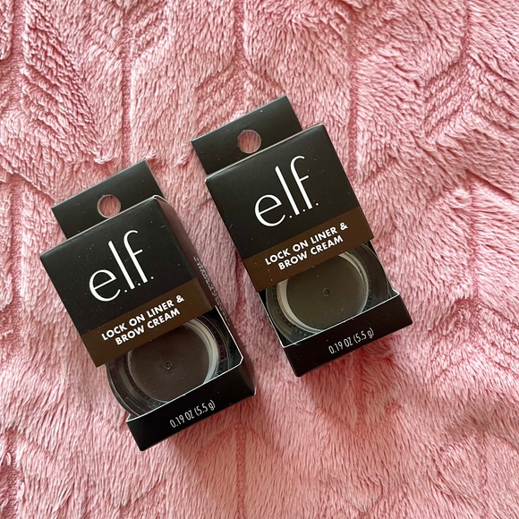 ELF e.l.f. Lock on Liner & Brow Cream-Espresso-Set of 2 - Picture 1 of 4